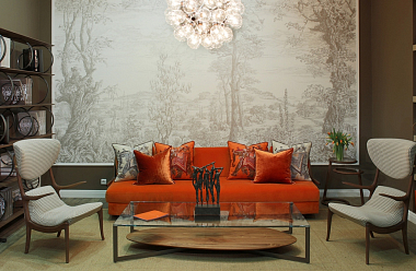 Первый в России интерьерный корнер Hermes